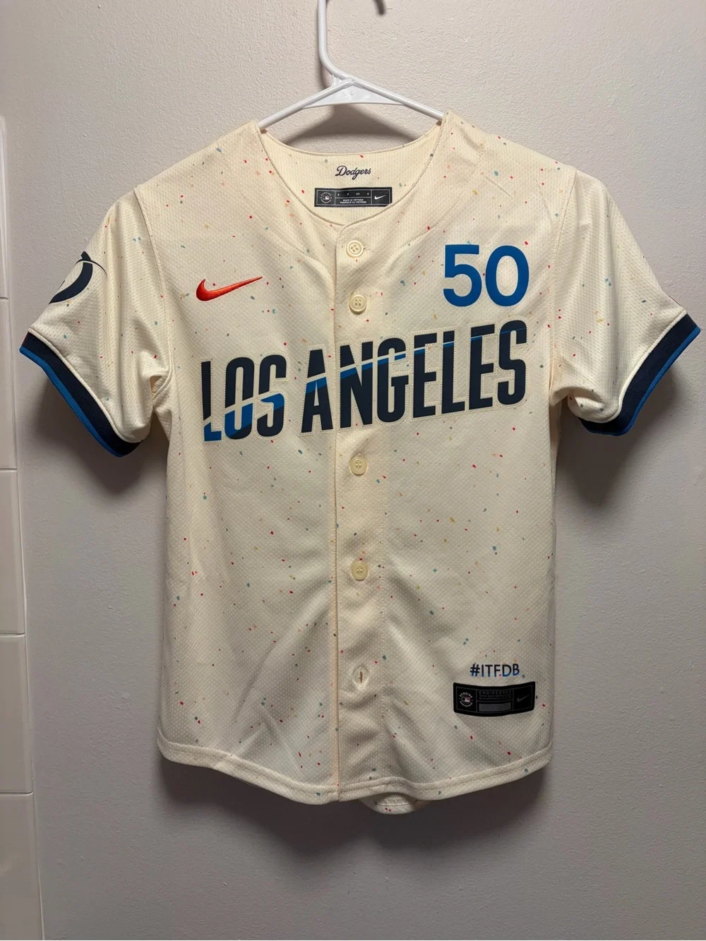 Nike - Los Angeles Dodgers (City Connect) Mookie Betts #50 Limited Vapor Jersey